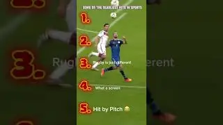 SOME OF THE DEADLIEST HITS IN SPORTS #sports #rugby #soccer #football #basketball #baseball