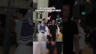 Ryan Garcia just caught a predator with Vitaly wearing boxing gloves.🥊 #ryangarcia #predator #viral
