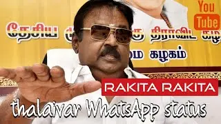 Thalaivar Whatsapp status | vijaykanth | DMDK | Rakita Rakita
