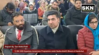 13 BN SSB Organises Awareness Programme under Nasha Mukth Bharat at Ganderbal 