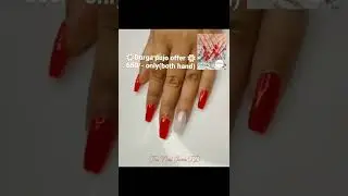 🌼🌸**Durga Pujo offer**🌸🌼 nail extension starting from 599/- (both hand)