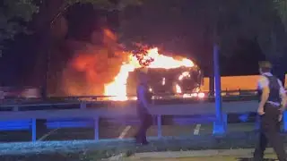 Man killed in fiery crash on Lake Shore Drive