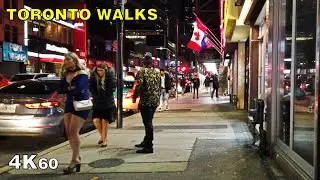 First walk of 2020! - New Year's in downtown Toronto on Yonge St [4K]