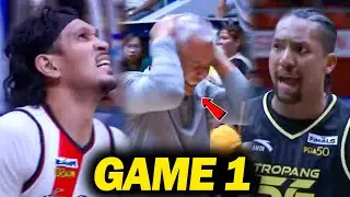 WILD ENDING sa Game 1 ng Finals! Nagwala na si Coach Chot! Sayang Comeback na Sana, Mamaw si Abai!