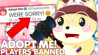 😨SO MANY PLAYERS JUST GOT BANNED FOREVER IN ADOPT ME...🤦&zwj;♂️🔥(PLAYERS QUITTING!) ROBLOX