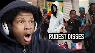Rudest Drill Disses Ever! UK Drill vs. Chicago Drill (REACTION!!!)🔥🔥