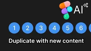 Duplicate new content | Figma AI