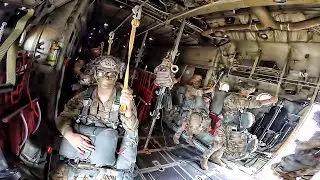 U.S. Army Jumpmaster Helmet-Cam &bull; Exercise Skybridge 21