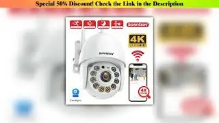 Flash Sale 8MP 5MP 2MP Wifi Surveillance Camera Outdoor AI Human Detection Color Night Vision 4X Di