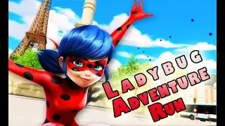 ПРИКЛЮЧЕНИЯ ЛЕДИ БАГ убегаем от злодея Мультик ИГРА Мама играет Lady Bug Adventure Run TFG