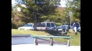 Kickflip Footplant Over Bench Miles Frode