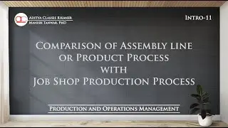Intro-11: Comparison of Assembly-line Production System with Job-Shop Production System