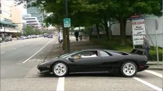 Lamborghini Diablo brutal acceleration