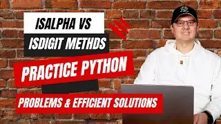 Python isalpha vs isdigit string method