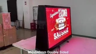 NSE Outdoor P2.5 Customized LED Display for Golf Car Top Advertising
