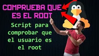 Script para saber si eres administrador (root) en Linux. Solo se ejecuta si eres el root #linux