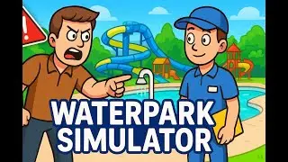 Waterpark Simulator #3 | Nouveau personnel + agrandissement du parc 💦 (piscine & douches)