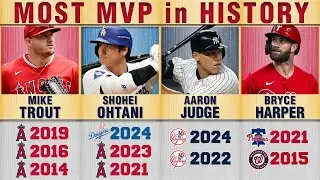 MLB Most MVPs in History