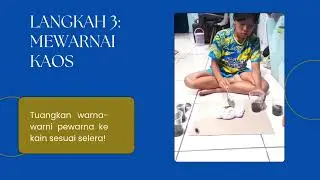 Tugas SBDP Amelia Putri kelas 4D Membuat tie dye batik modern