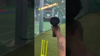 Test your speed with Speed Gun #bowling #shorts #speed #cricket #bumrah #sports
