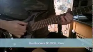 BC Rich Warbeast with  GFS Pickups - Power rails