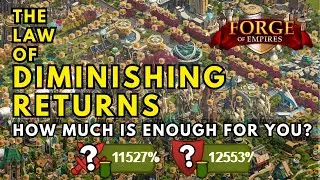 The Law of Diminishing Returns - How Much Do You Need? | Forge of Empires (2025)