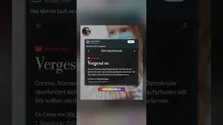 Wir sollen es vergessen. | #zeit #zeitonline #vergessen #woke #wokebubble