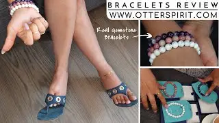 ●Jewelry Review● Real Gemstone Bracelets From The Otter Spirit