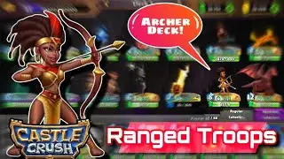 Ranged Troops Only!🔥 Archer Deck🏹 | Castle crush