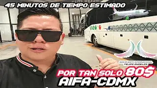 PEQUEÑO VIAJE en VIVABUS del AEROPUERTO INTERNACIONAL FELIPE ANGELES a CDMX MEXICO NORTE I Busolero.