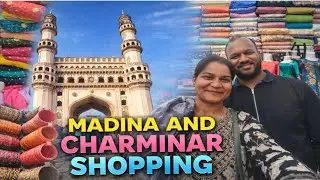 Best Budget Shopping in Hyderabad | Madina & Charminar✨#shopping #VLOG @AmbicaVijayDiaries 