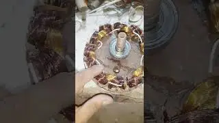 36 slot hand winding celling fan copperwinding data #electronic