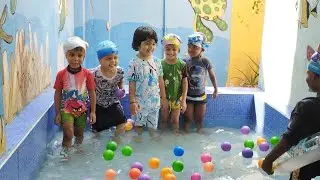 Splash pool 🏊 | Ayanavaram | Hi5 international preschool🎓 #splashpool #swim #swimming #swimmingpool