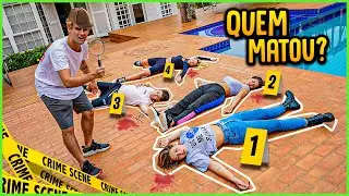 DETETIVE NA VIDA REAL COM TODOS DA CASA!!! ( NOVO MINI GAME ) [ REZENDE EVIL ]