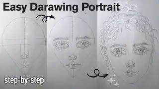 How to Draw Curly Hair in a Portrait | Easy Step-by-Step Tutorial