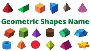 Learn Hindi and English words with Meaning | Different Geometric Shapes Name | Aakrtiyo ke naam