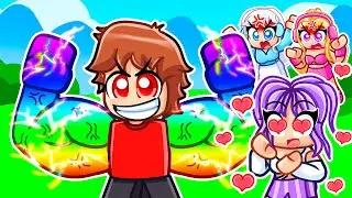 У Techy появилась новая девушка в симуляторе армрестлинга Roblox...