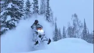 Jump on a snowmobile in the snow #travel #snowmobile #mountains #love #explore #funny #live #nature