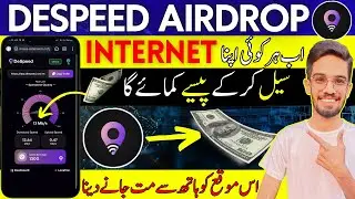 Ab Internet Sell Kar Ke Earning Karo 🤑 Despeed Network Airdrop Guide | Despeed Airdrop Real or Fake