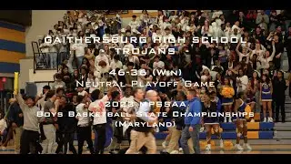 Gaithersburg High School vs Clarksburg HS 2023 MPSSAA Boys Basketball State Championships Maryland