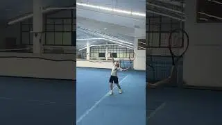 Ian Suljic tennis player born 2013 serve slow motion, serve technique, tennis practice for Smrikva B