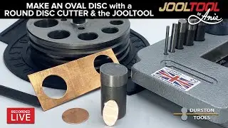 Making an OVAL Disc w/ Durston Round Disc Cutter & JOOLTOOL - LIVE with Anie