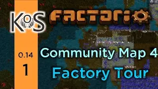 Factorio Community Map 4, Ep 1: Factory Tour: Vanilla+ | Co-op Multiplayer (v 0.14)