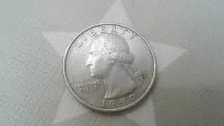 7.000 $ for coin U.S 1990 p quarter error value
