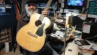 1960's Stella by Harmony model H941 acoustic guitar demo.
