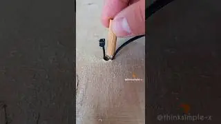 How to secure a cable with a zip tie? #shorts #fix