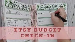 Etsy Shop Budget Check-In  |  Mid-March  |  Real Numbers  |  Small Business Budgeting