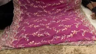DESIGNER SAREE | THREAD WORK GEORGETTE SAREES | SAREE WHOLESALER SURAT