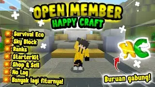 SERVER MCPE VERSI TERBARU 1.21+ HAPPY CRAFT G3