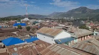 A Beautiful View of City of Mbeya from the Top of the Hotel. (Mbeya, Tanzania Tour)
